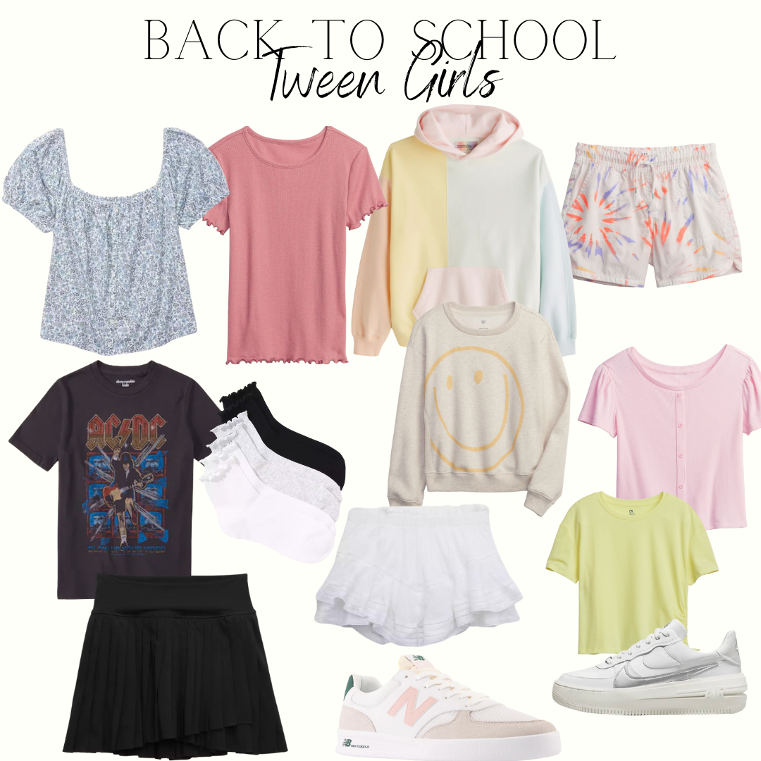 Cute girl back to 2025 school outfits